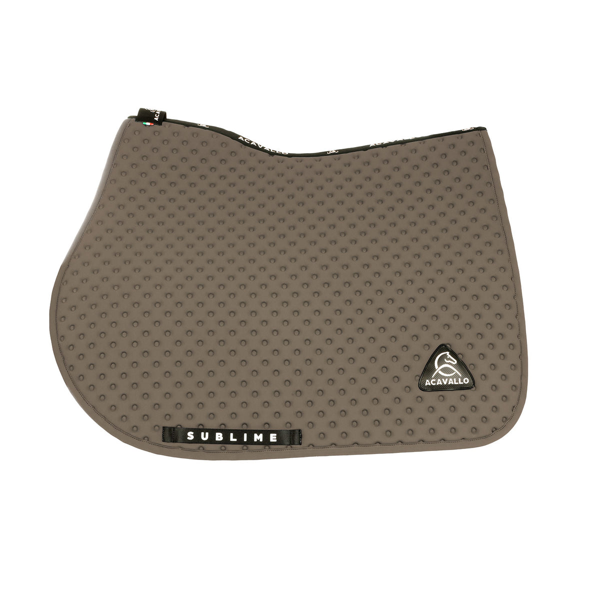 Acavallo Point Jumping Saddle Pad #colour_brown