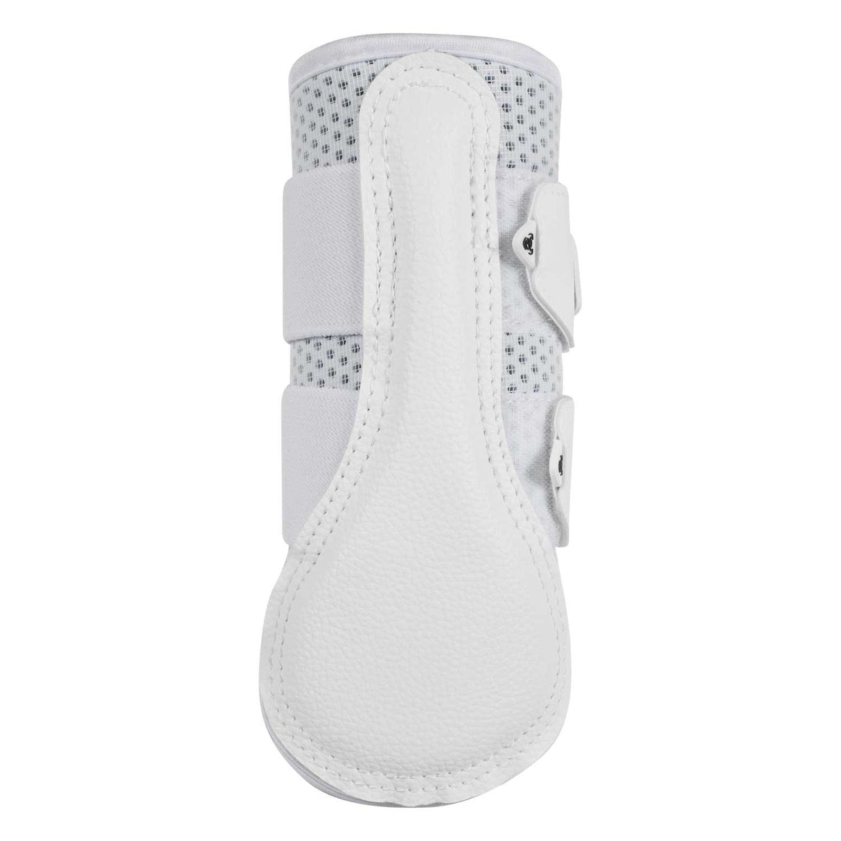 Acavallo Front Brushing Boots Perforated Neoprene #colour_white
