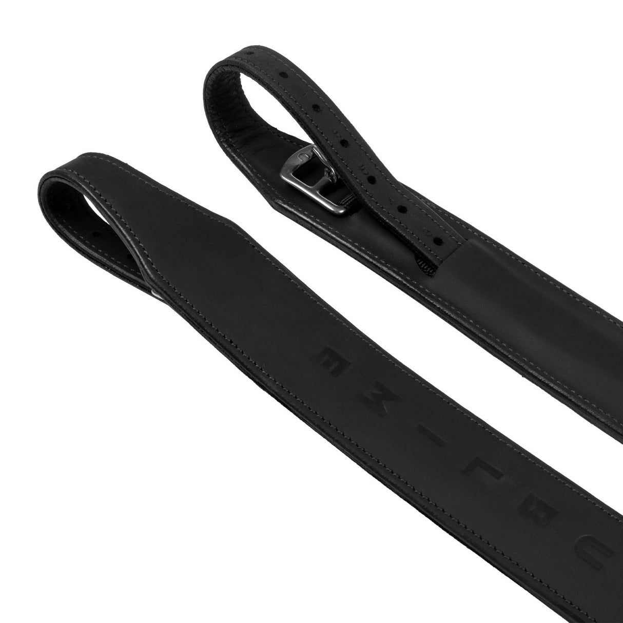 Acavallo Sublime Fender Mono Stirrups Leather #colour_black