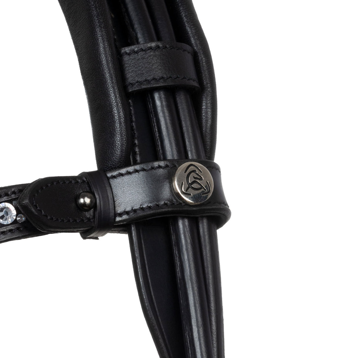 Acavallo Girasole Bridle Calfskin #colour_black