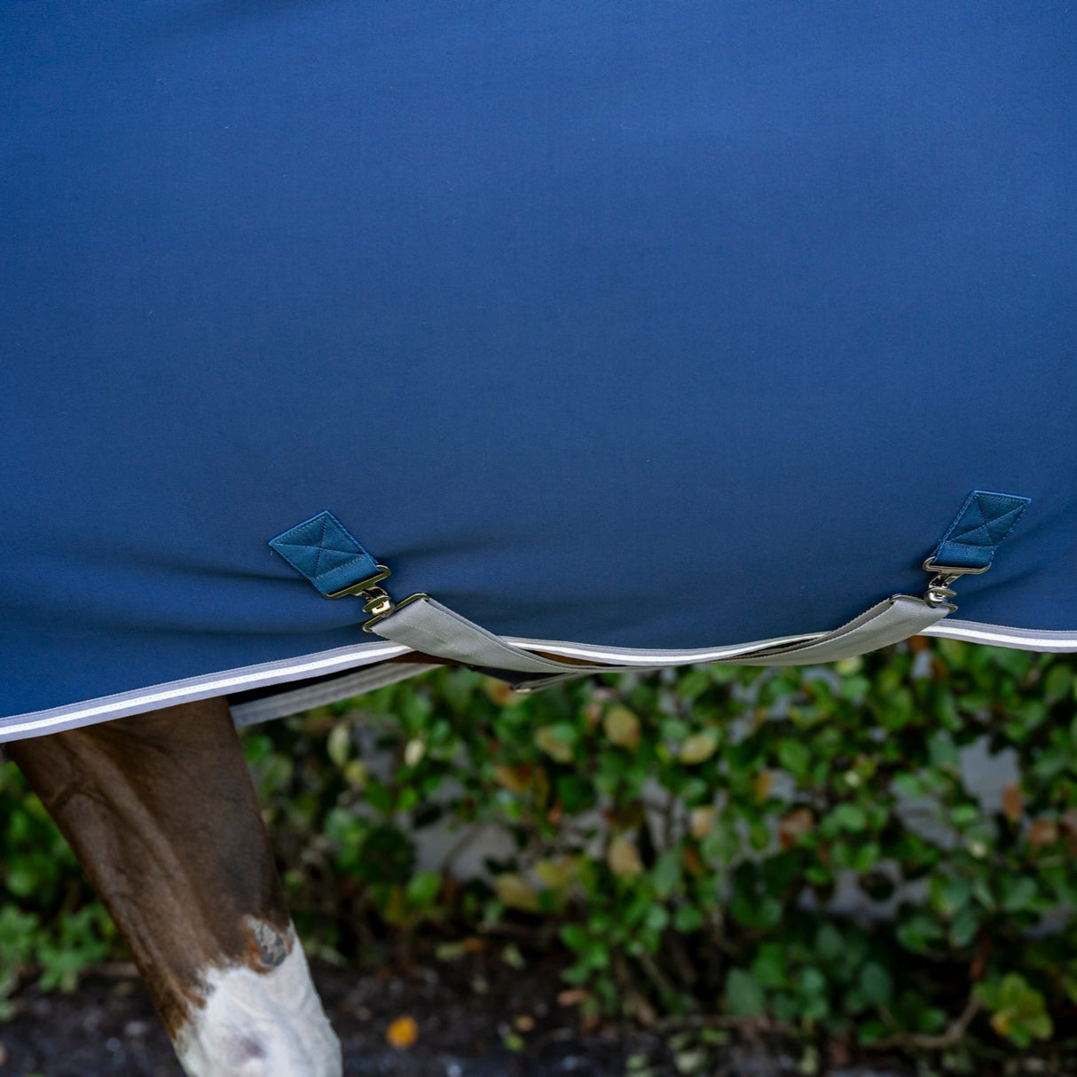 Horseware Ireland Amigo Jersey Pony Cooler #colour-navy-titanium-grey-silver