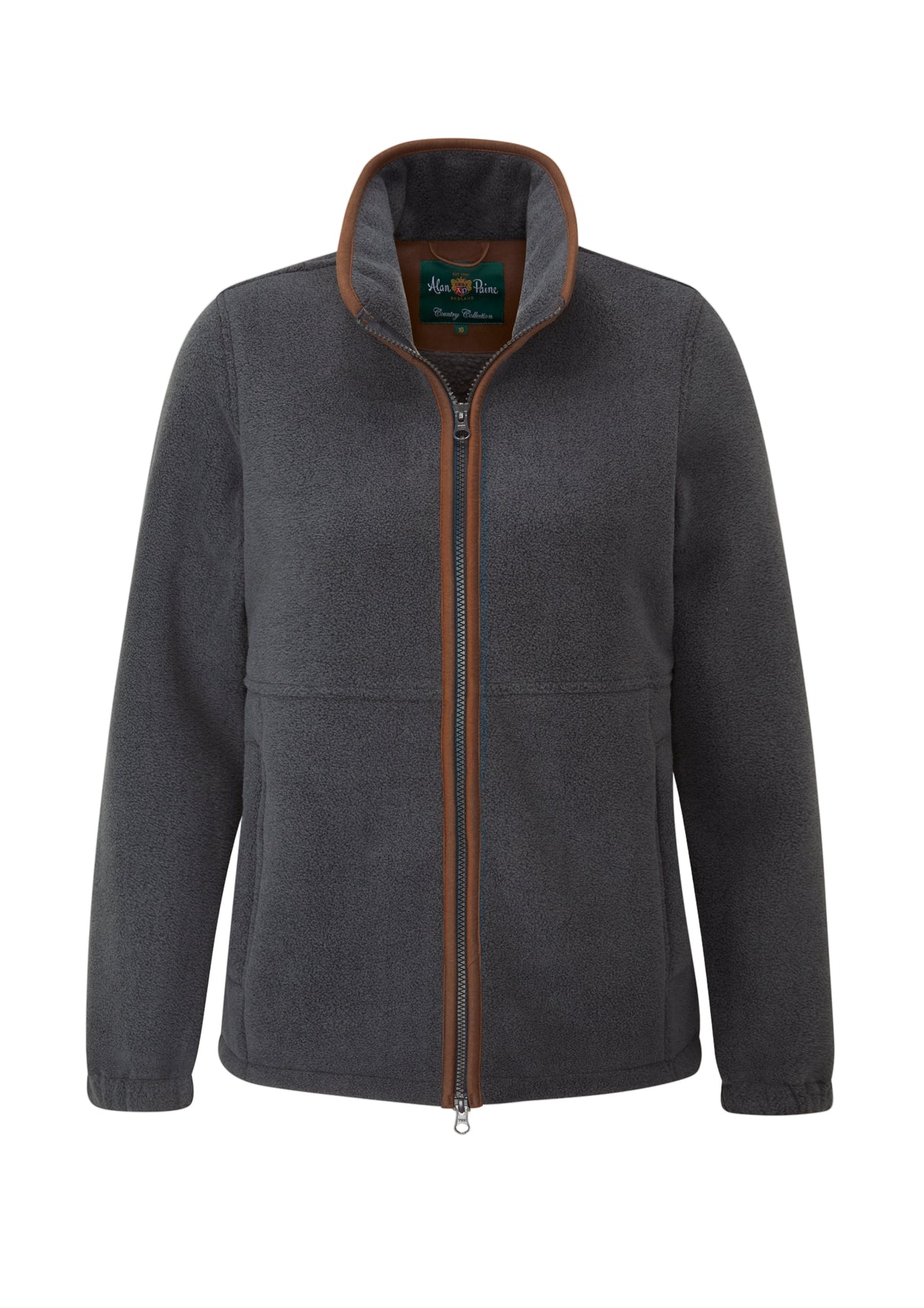 Alan Paine Aylsham Men's Fleece Jacket #colour_gunmetal