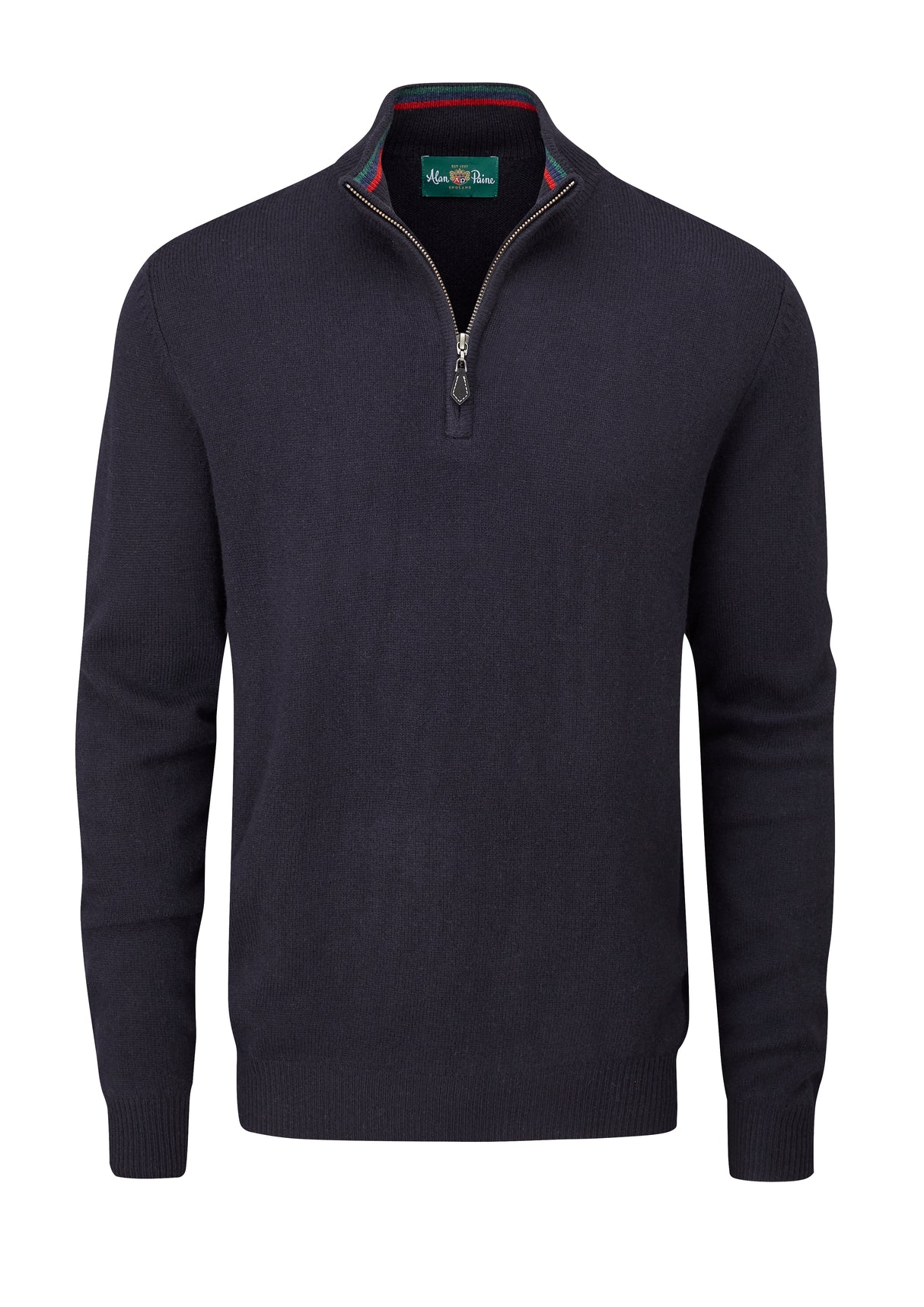 Alan Paine Streetly 1/2 Zip Mock Neck