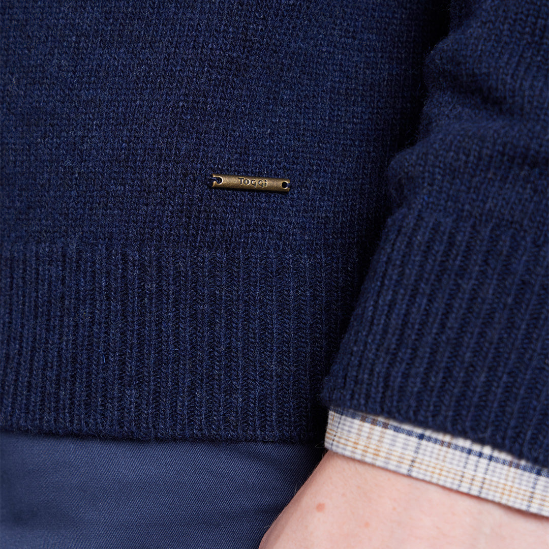 Toggi Blakeney Men's Knitted Sweater #colour_midnight-navy