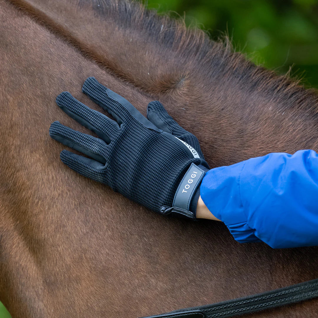 Toggi Bramham Riding Gloves #colour_navy