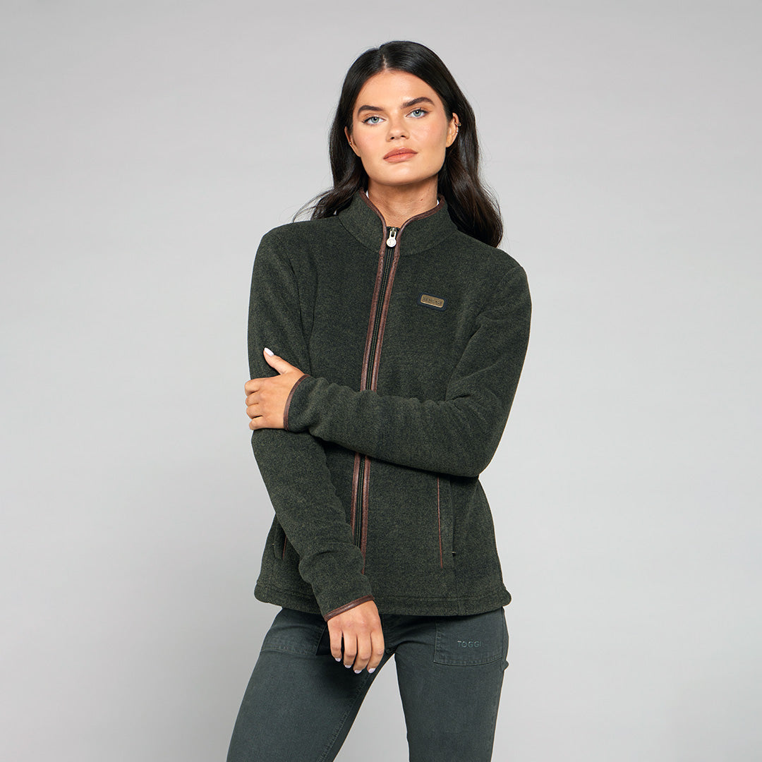 Toggi Britannia Fleece Jacket #colour_forest-green