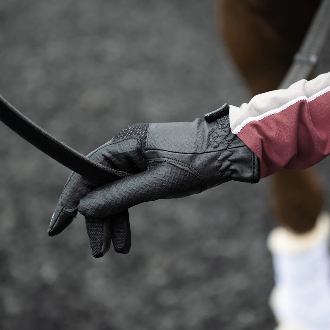 Toggi Burghley Riding Gloves #colour_black
