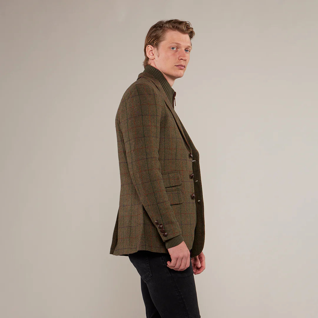 Toggi Men's Campbell Tweed Hacking Jacket #colour_castleton-tweed