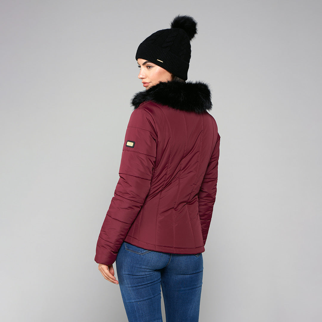 Toggi Cranleigh Padded Jacket #colour_burgundy