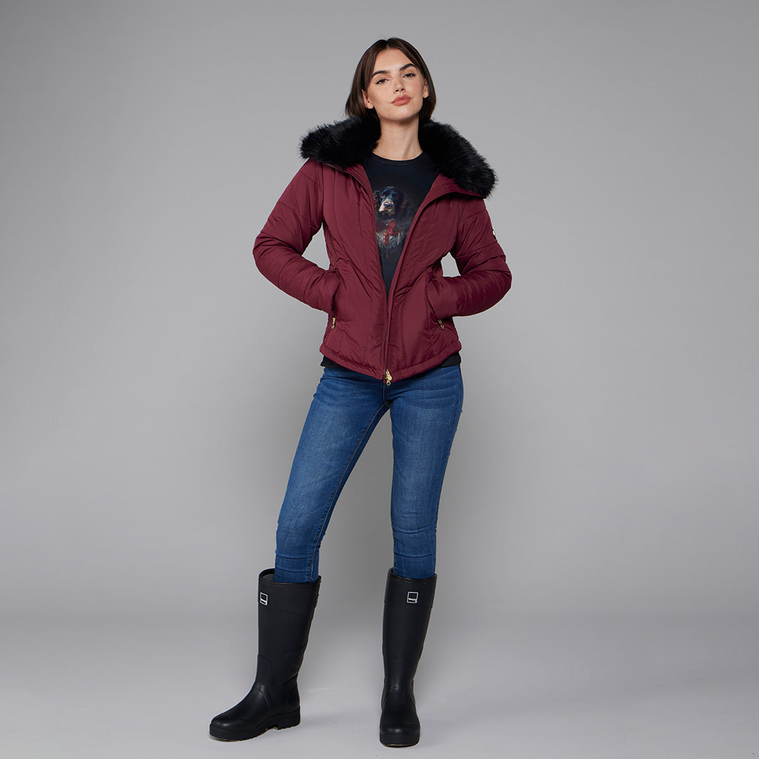 Toggi Cranleigh Padded Jacket #colour_burgundy