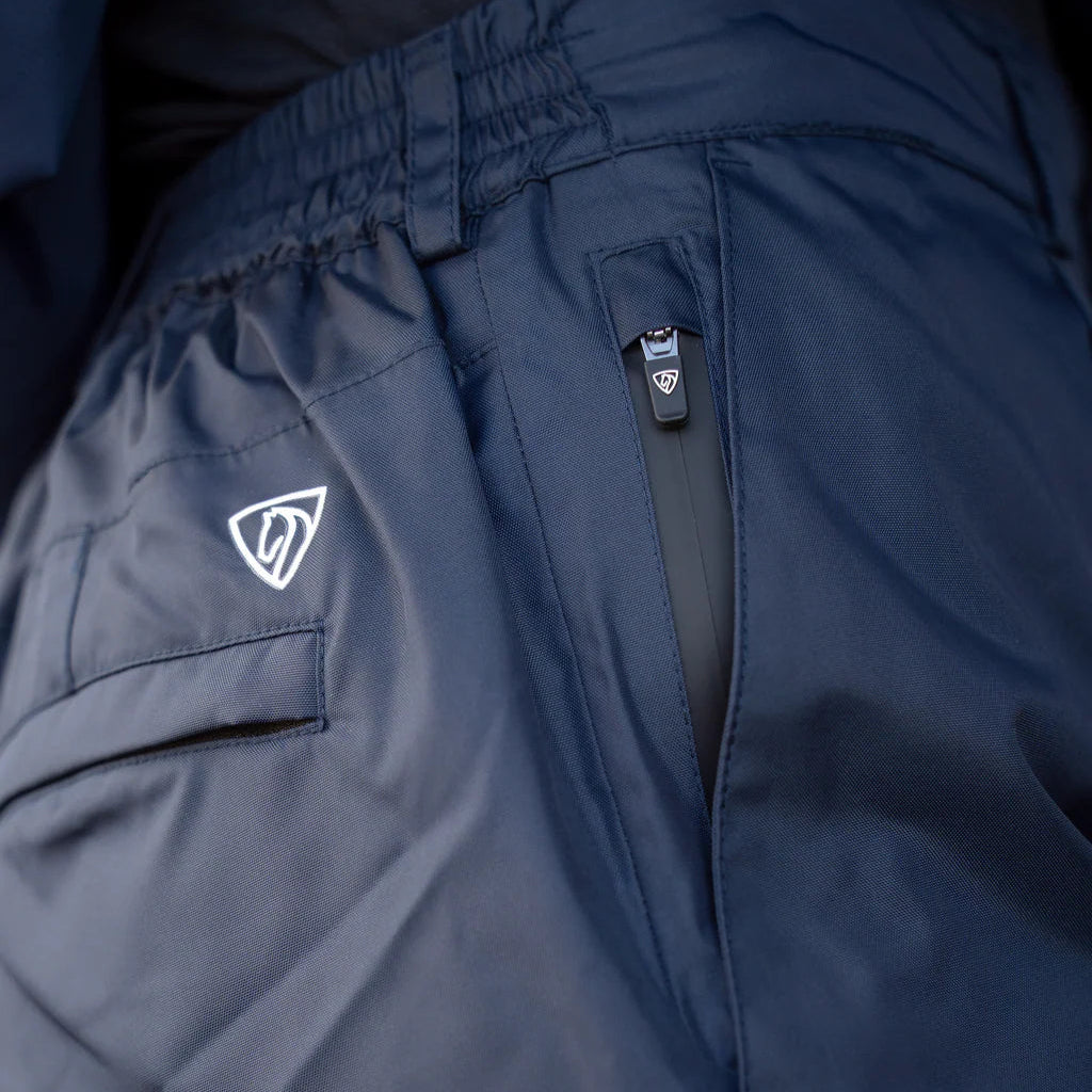 EQUIDRY Women's Lined Waterproof Trousers #colour_navy