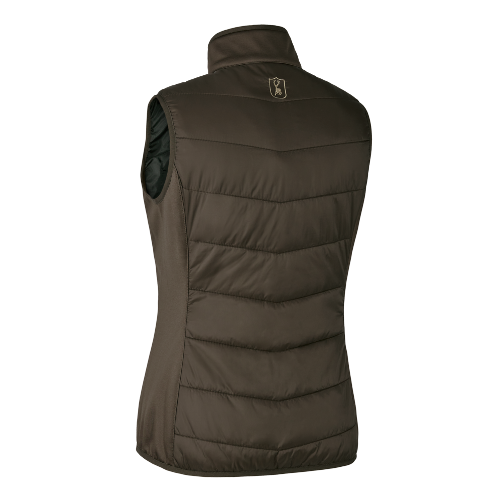 Deerhunter Women's Heat Padded Waistcoat #colour_wood