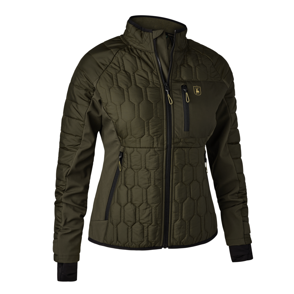 Deerhunter Women's Mossdale Quilted Jacket #colour_forest-green