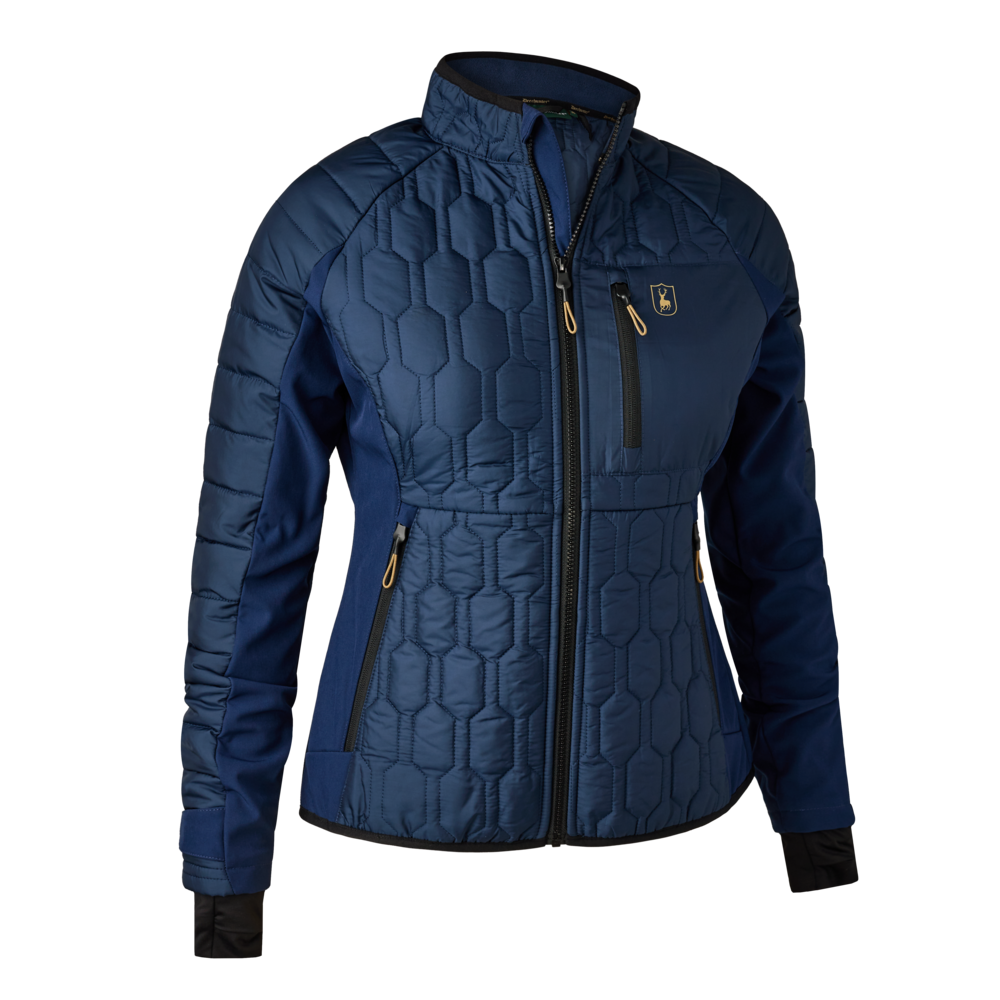 Deerhunter Women's Mossdale Quilted Jacket #colour_dress-blues
