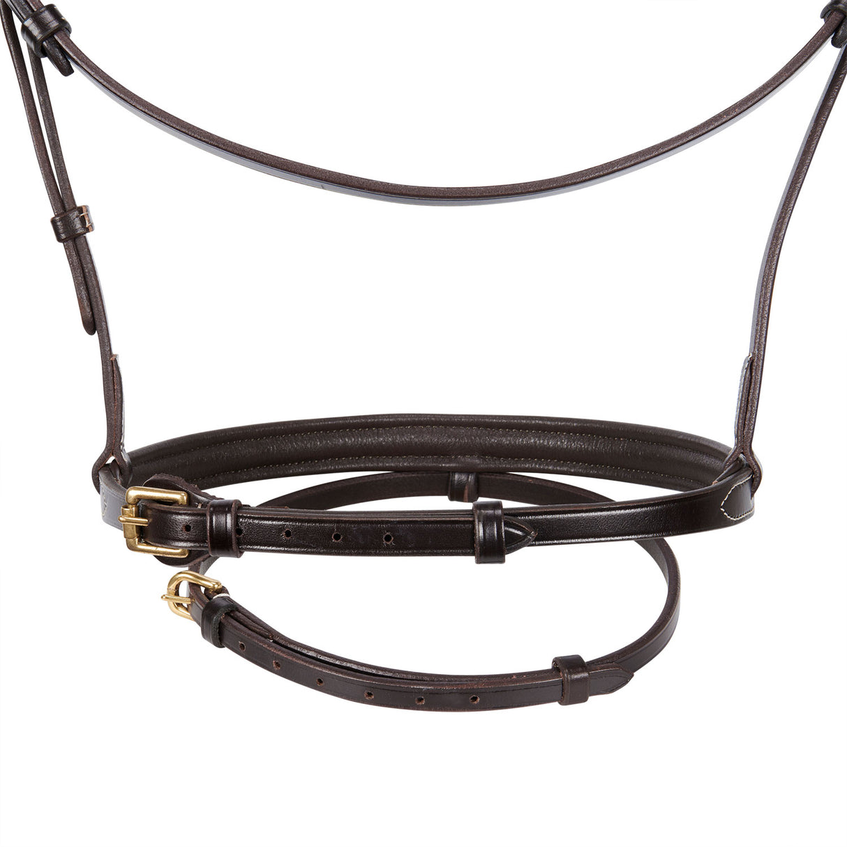 Equestro English Headboard In Clincher Leather #colour_brown