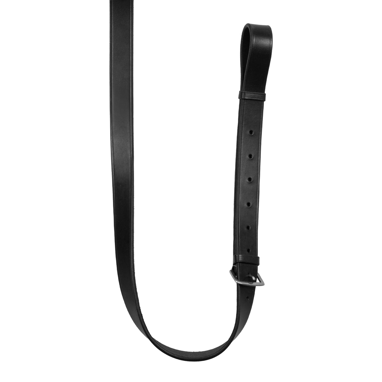 Equestro Reins With Leather And Rubber Martingale