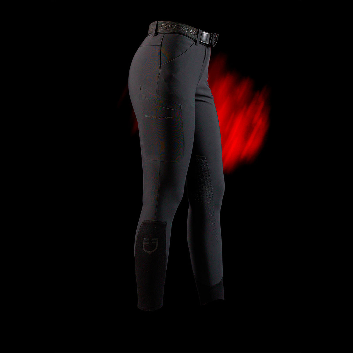 Equestro Ridertechnology women's slim fit breeches heat-sealed seams