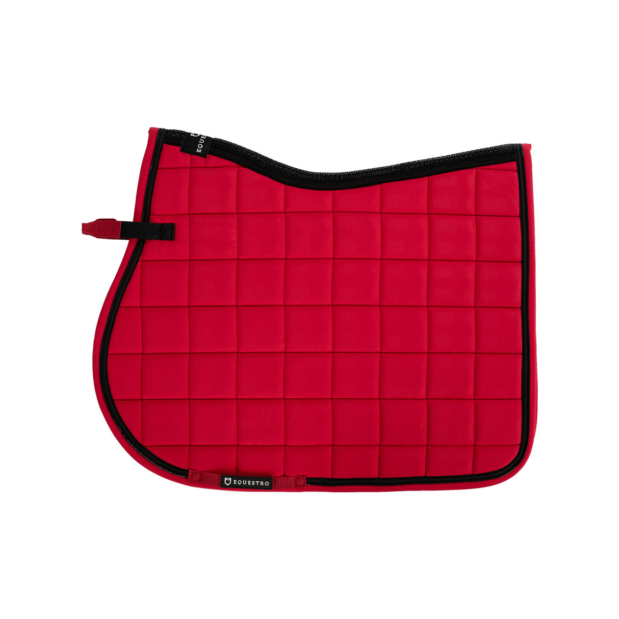 Equestro Shaped Jumping Saddle Pad #colour_red