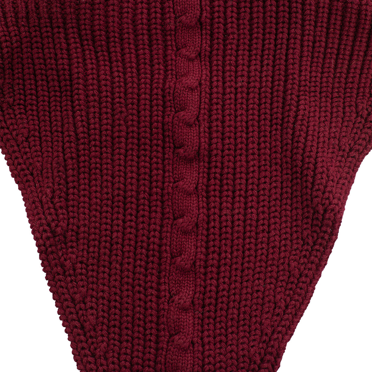 Equestro Meshing Fly Veil With Drawstring At The Noseband #colour_burgundy