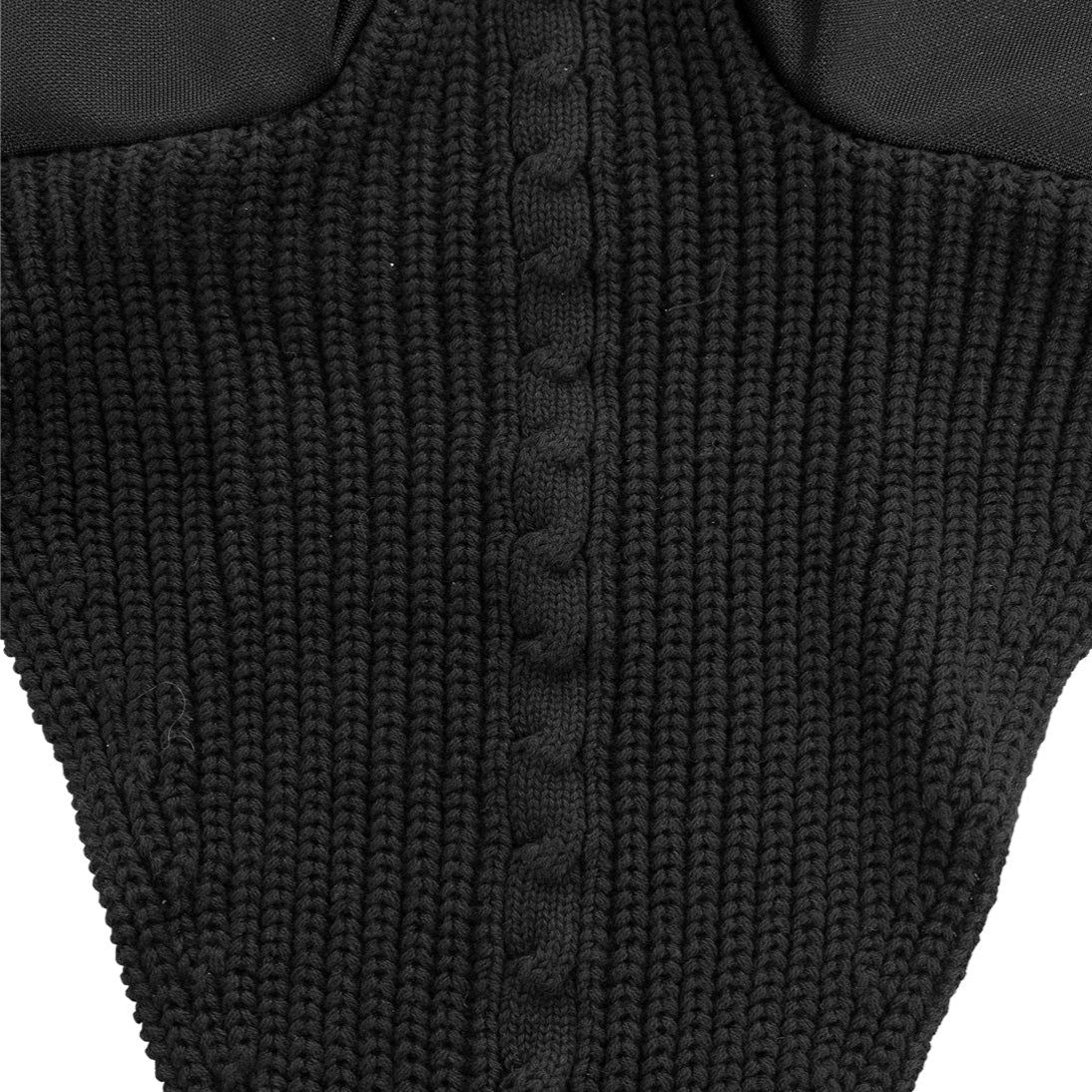 Equestro Meshing Fly Veil With Drawstring At The Noseband #colour_black