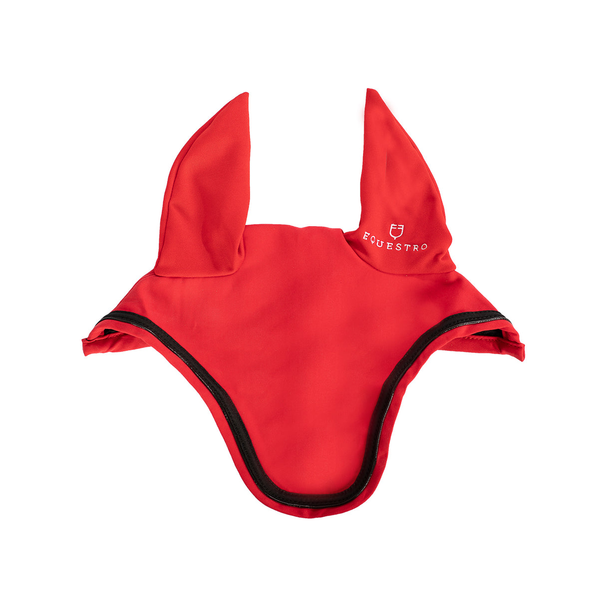 Equestro Fly Veil In Stretch Technical Fabric With Logo #colour_red