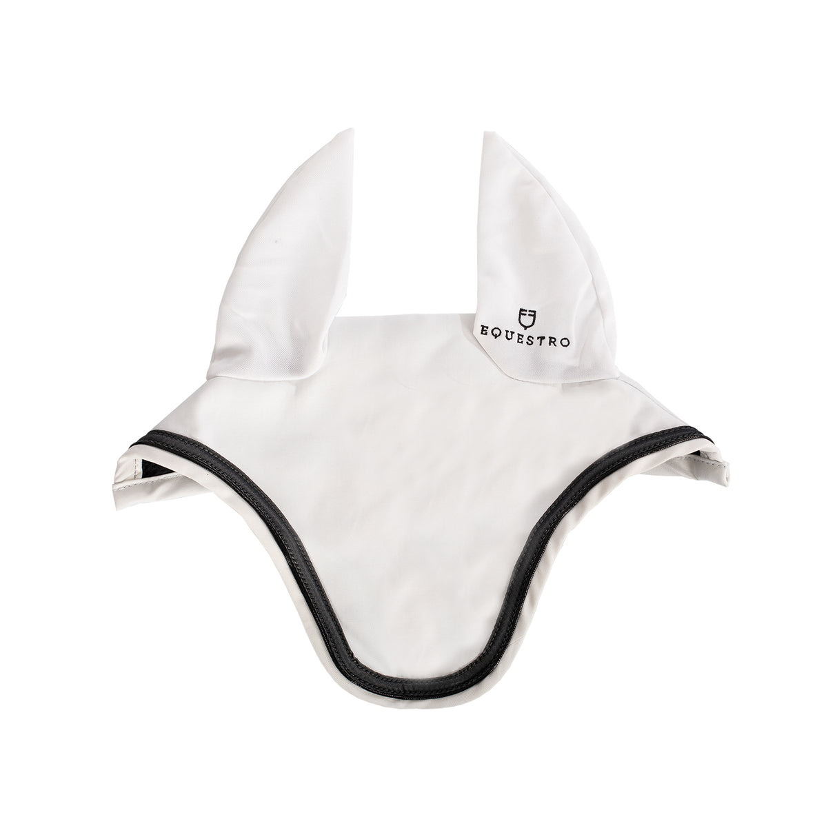 Equestro Fly Veil In Stretch Technical Fabric With Logo #colour_white