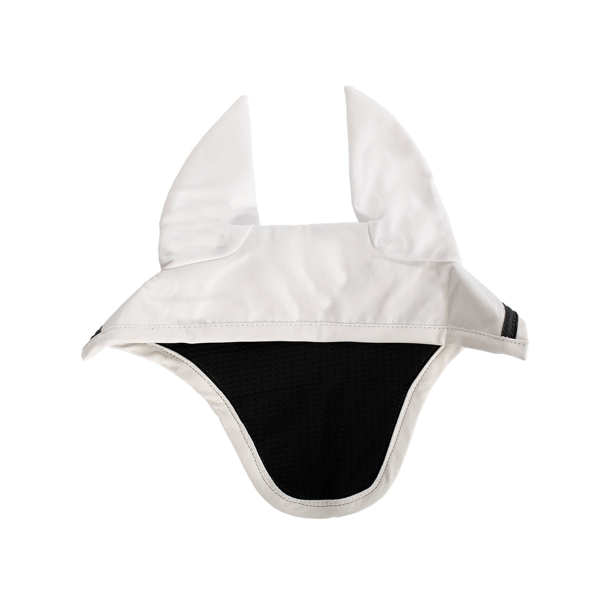 Equestro Fly Veil In Stretch Technical Fabric With Logo #colour_white