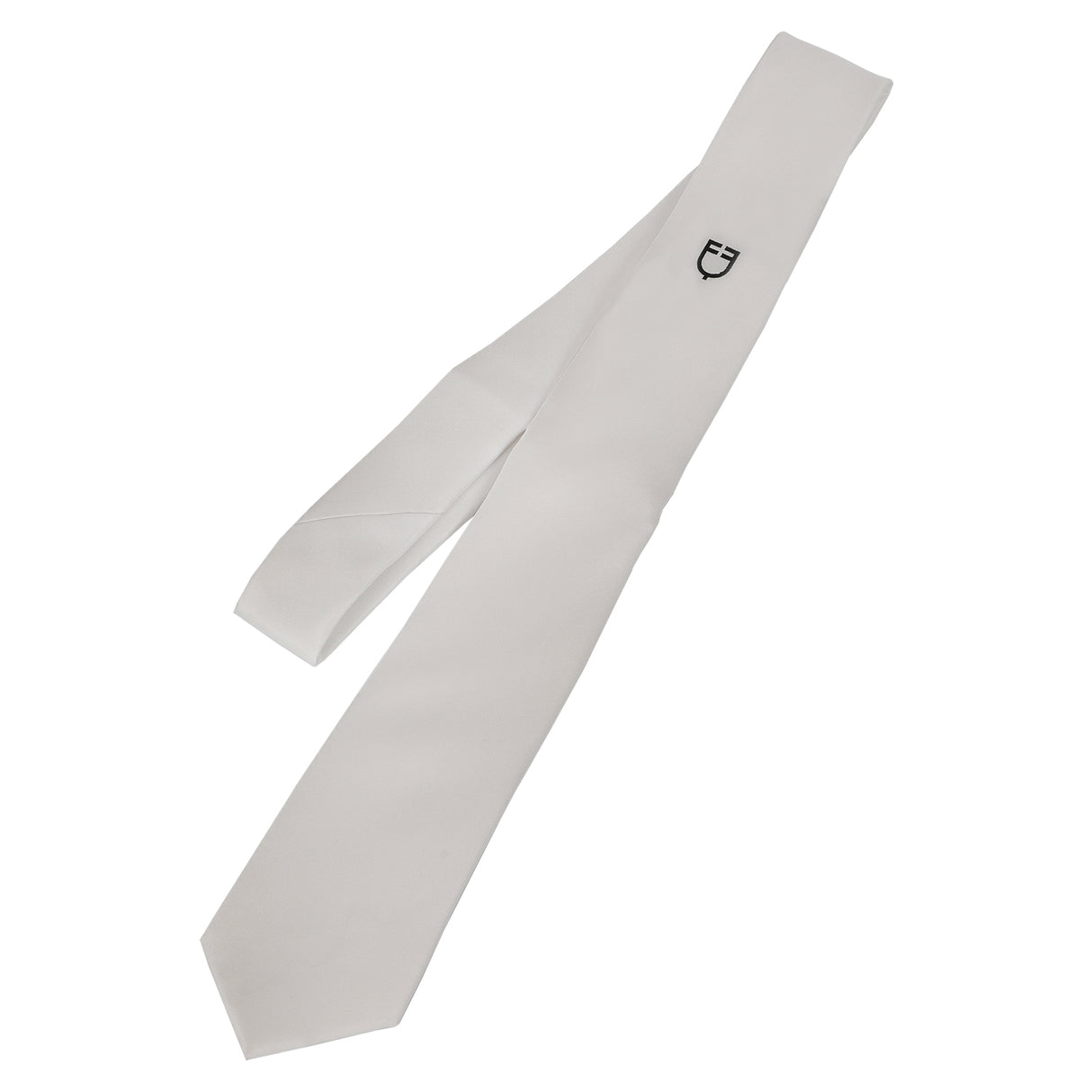 Equestro Competition Tie With Embroidered Logo