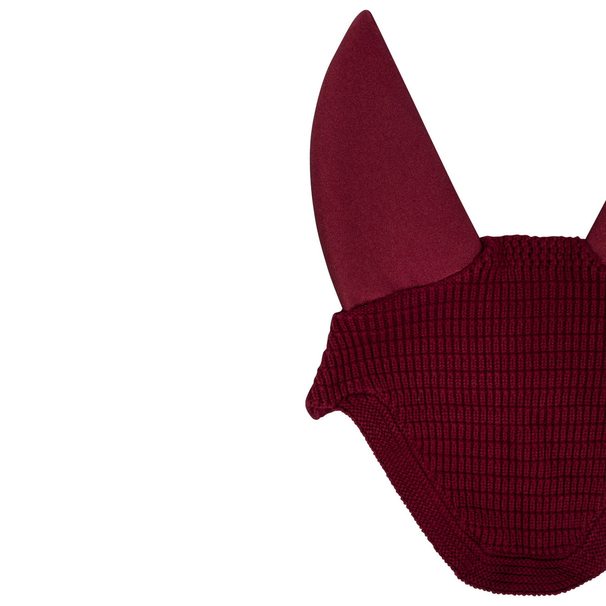 Equestro Insonorized Fly Veil #colour_burgundy