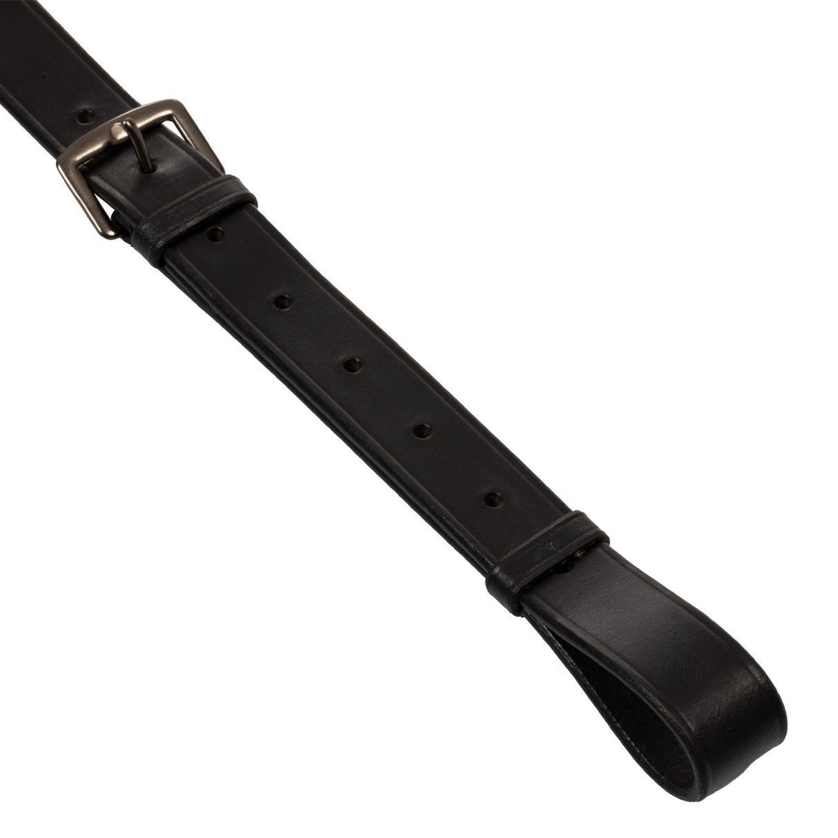 Equestro Martingale Necklace In Leather #colour_black