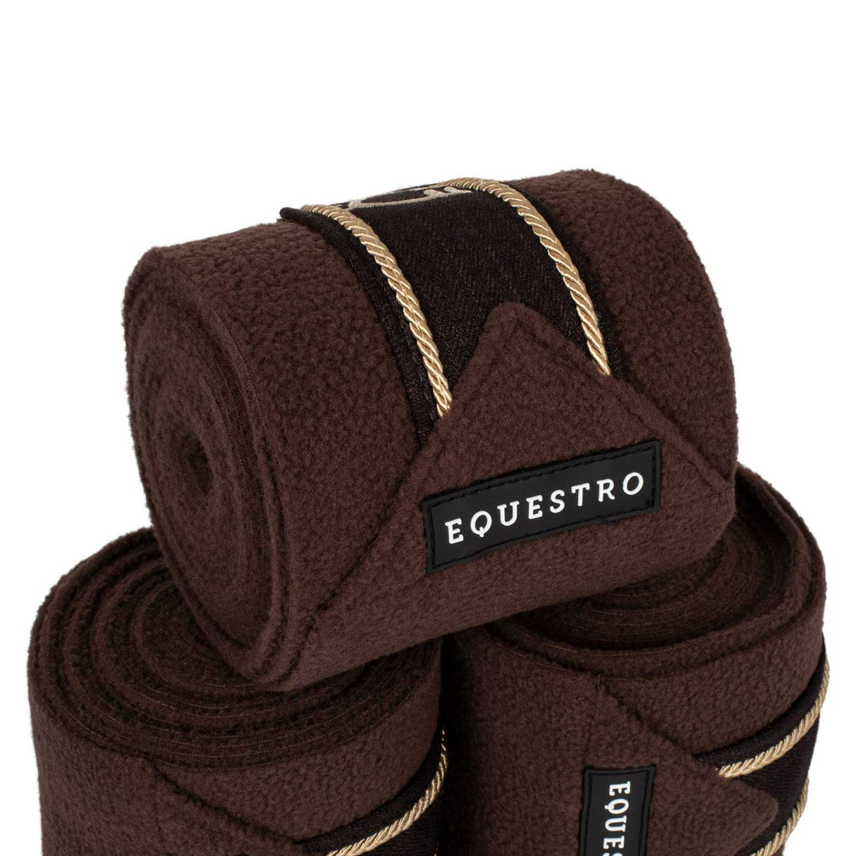 Equestro Fleece Pony Bandages With Embroidered Logo