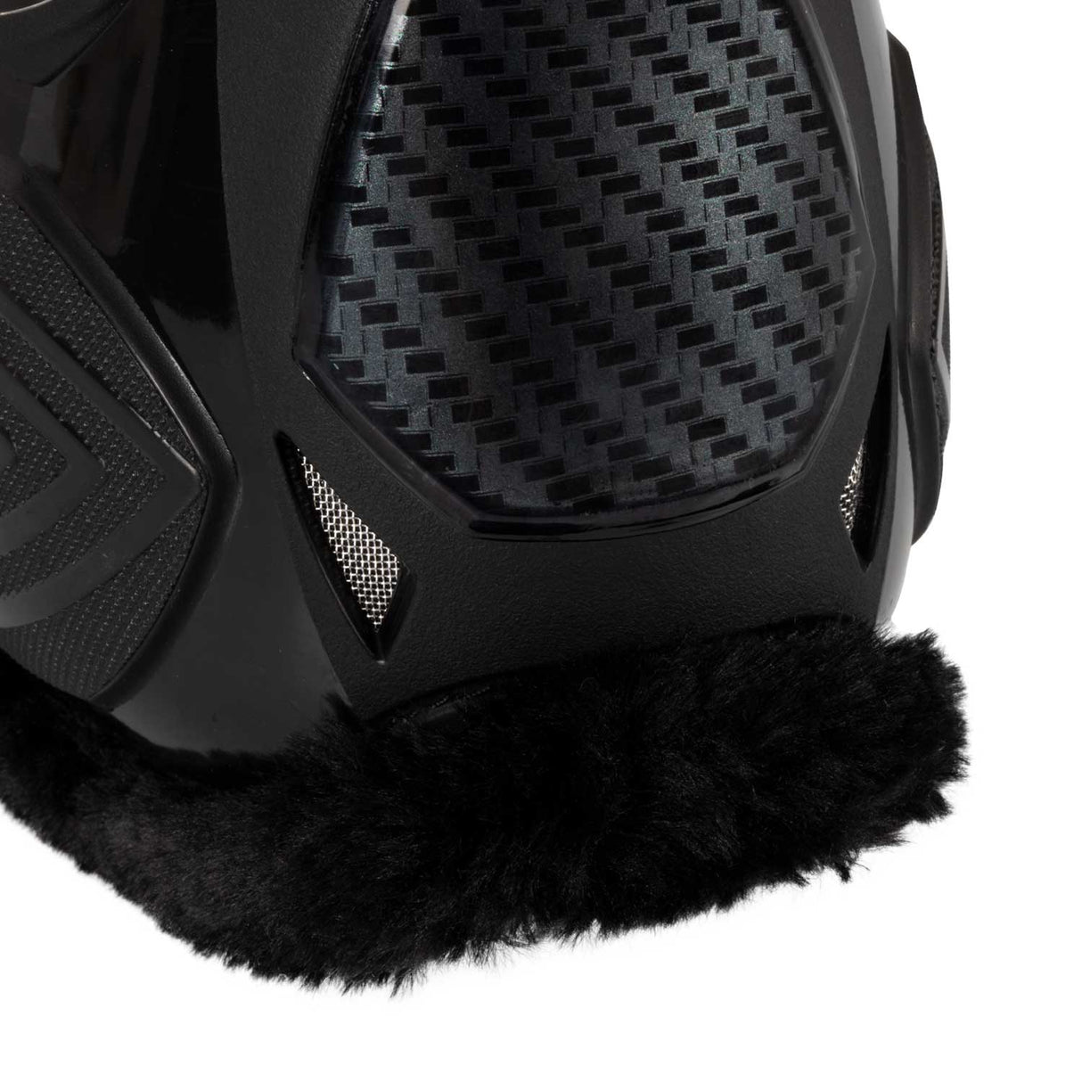 Equestro Spider Man Anatomical Tendon Boots With Synthetic Sheepskin #colour_black