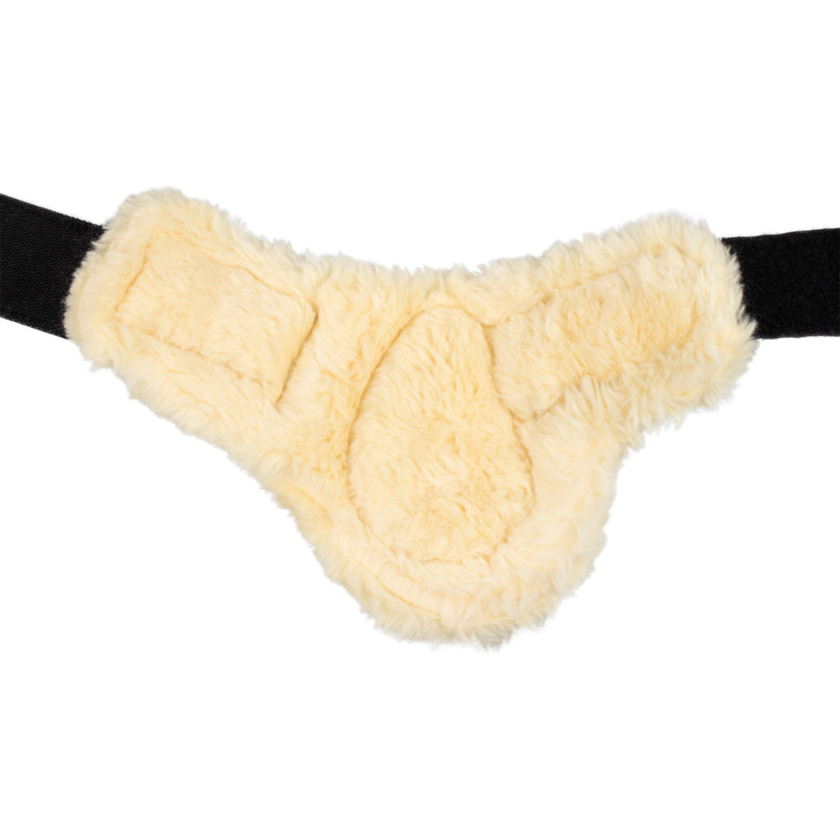 Equestro Spider Man Fetlock Boots With Synthetic Sheepskin #colour_black