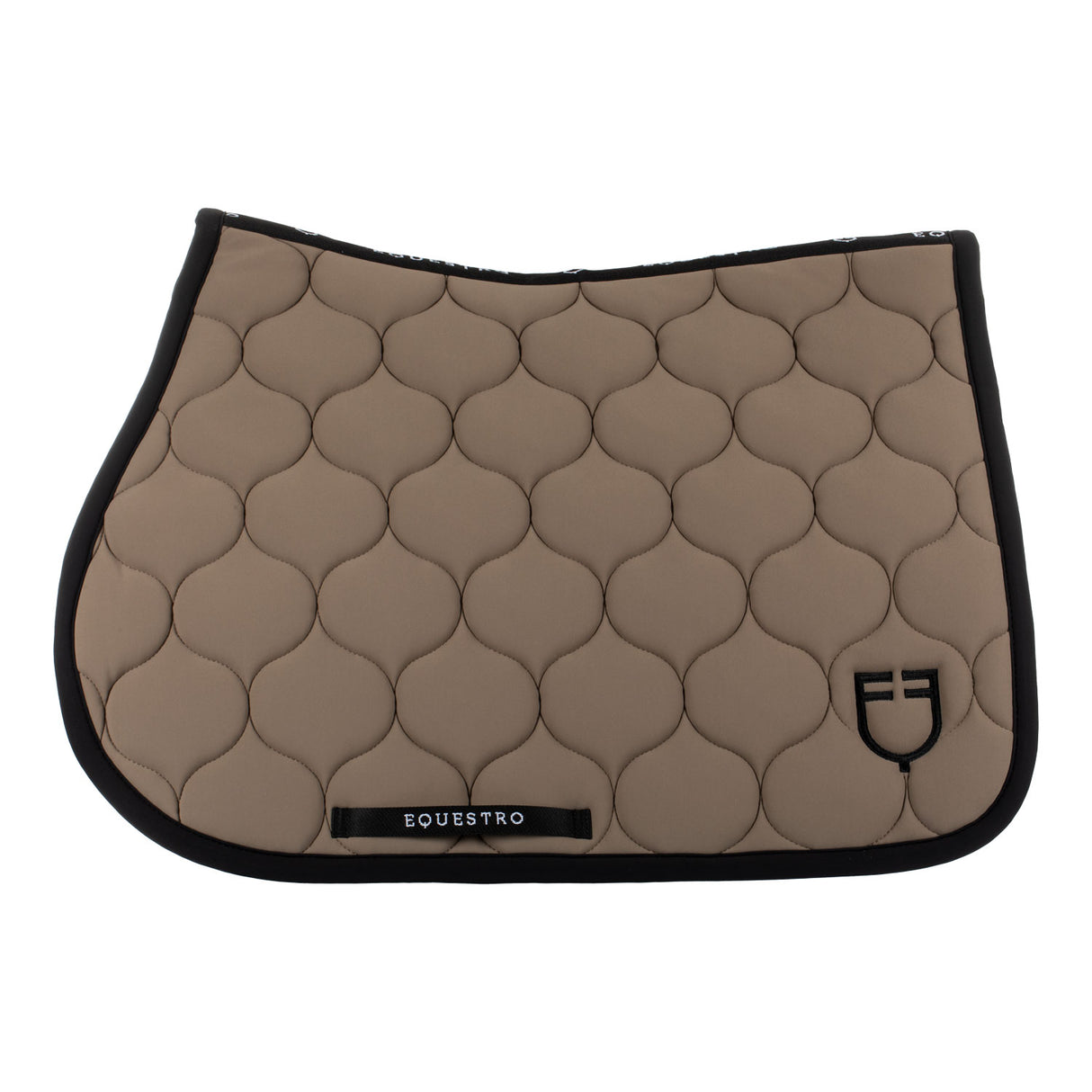 Equestro Jumping Saddle Pad With Onion Quilting