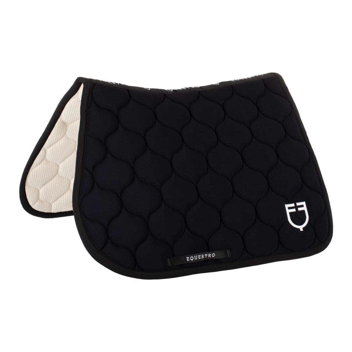 Equestro Jumping Saddle Pad With Onion Quilting