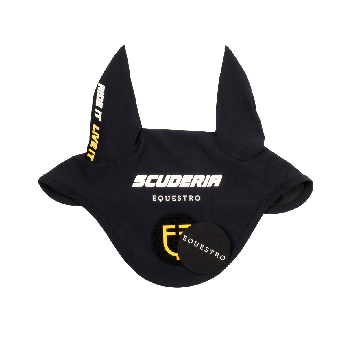 Equestro Scuderia Equestro Fly Veil Technical Fabric And Velcro Patch