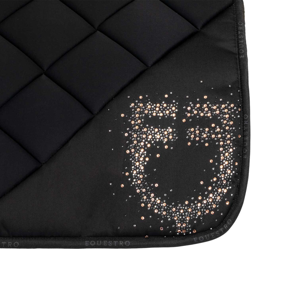 Equestro Jumping Saddle Pad Rhinestone Logo