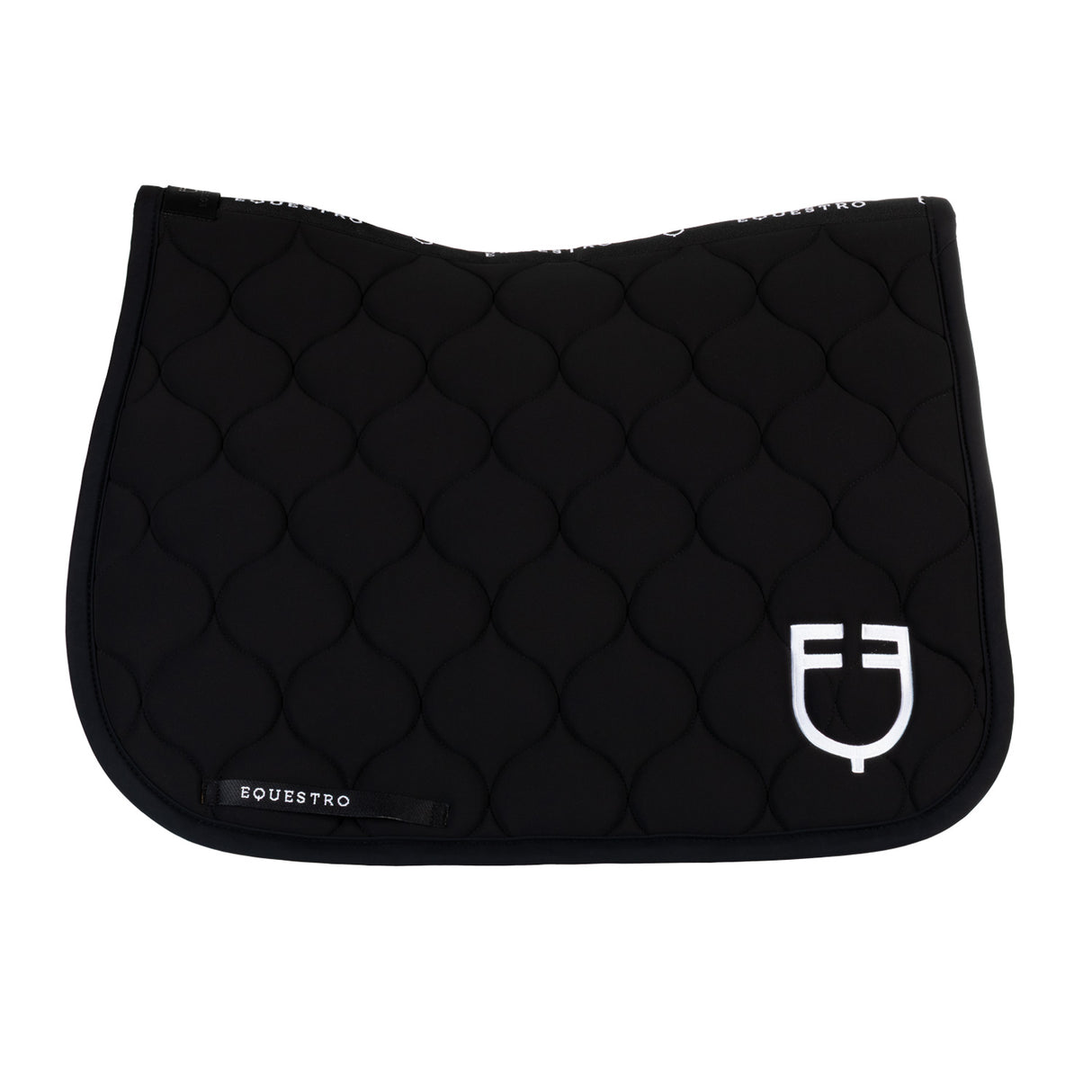 Equestro Dressage Saddle Pad With Onion Quilting