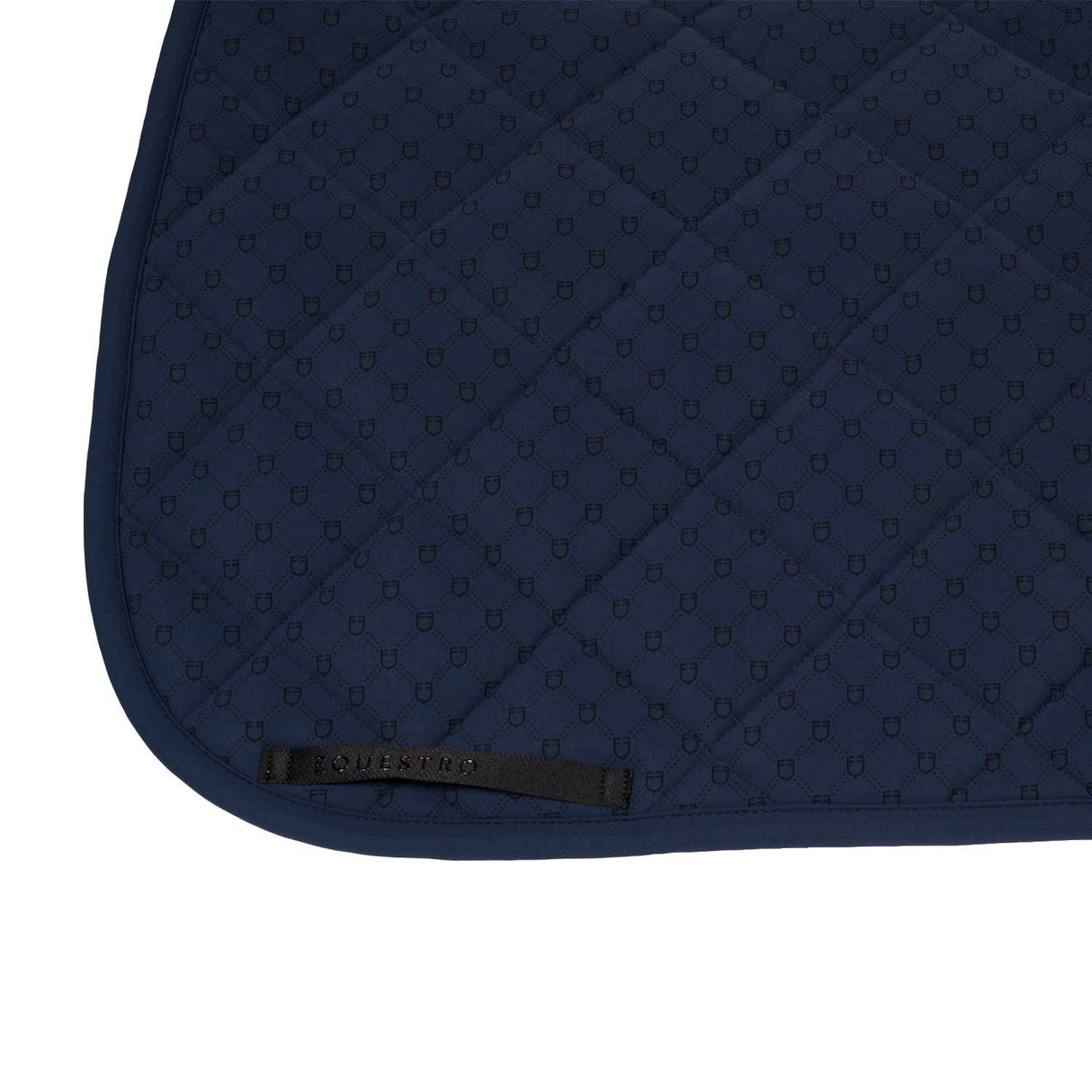 Dressage saddle pad with monogram print