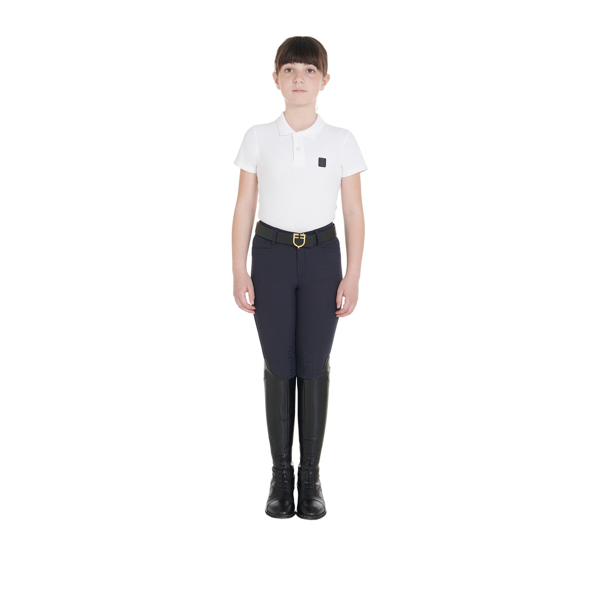 Equestro Kids' Unisex Slim Fit Breeches