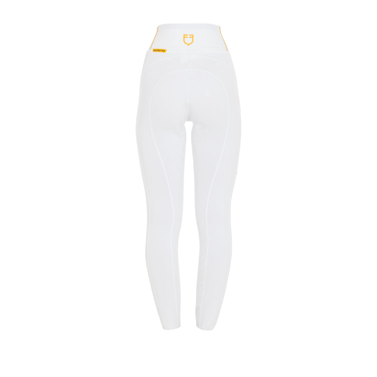 Equestro Girls' Fleece Lining Leggings #colour_white