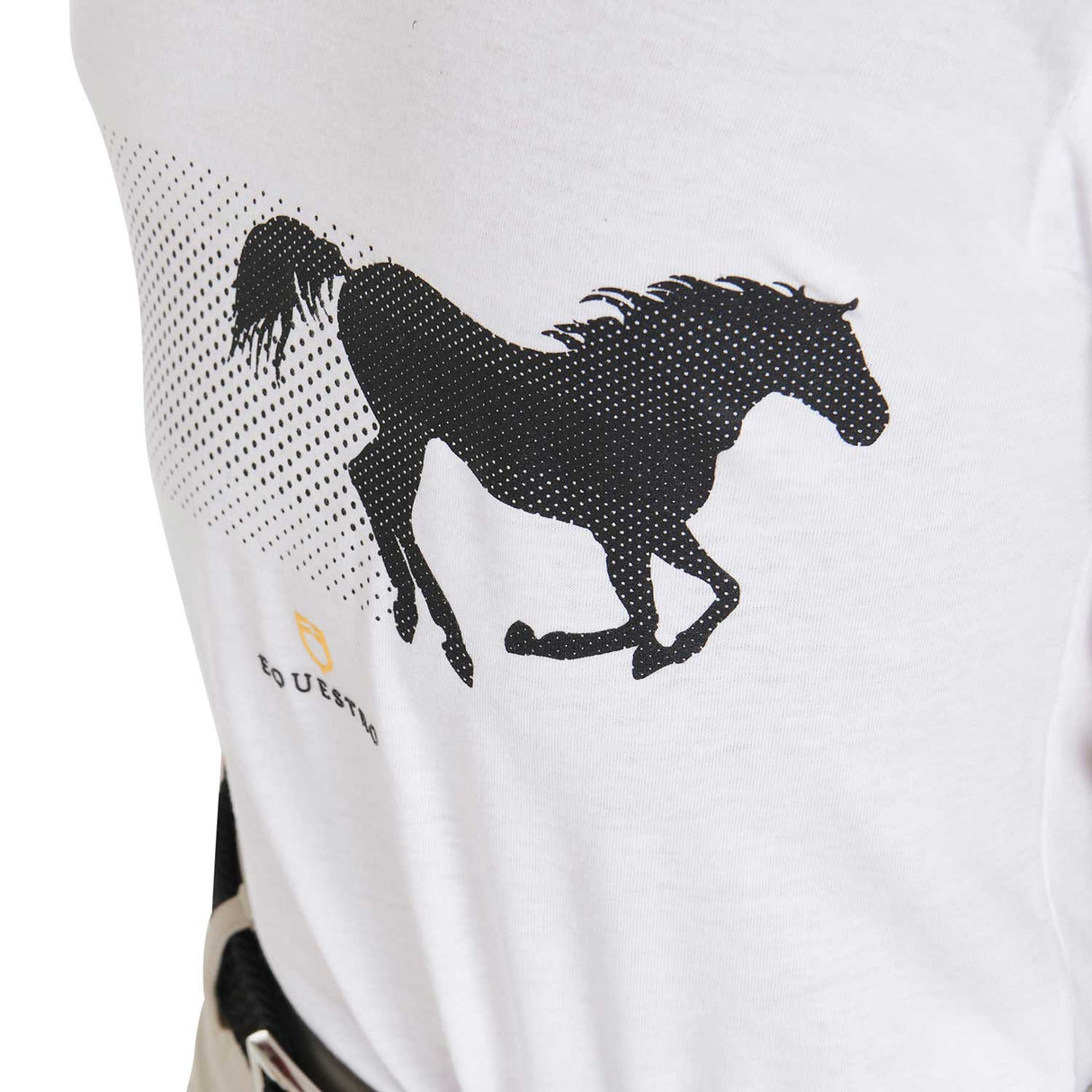 Equestro Boys' Slim Fit T-Shirt With Race Horse