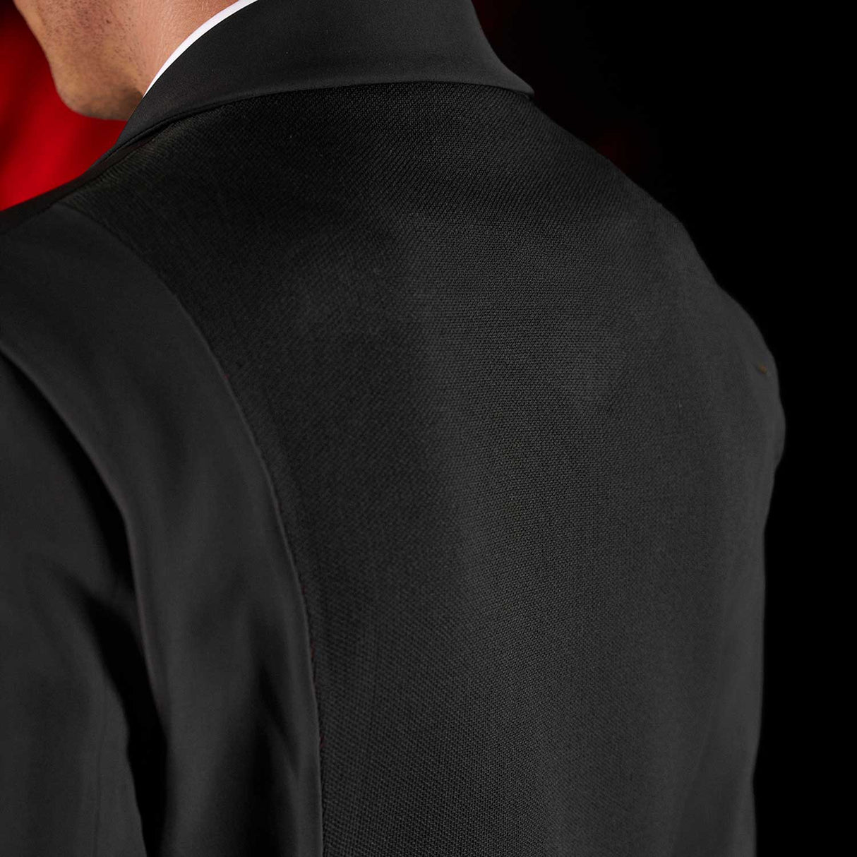 Equestro Equestro Ridertechnology Men's Competition Jacket Heat-Sealed Seams #colour_black