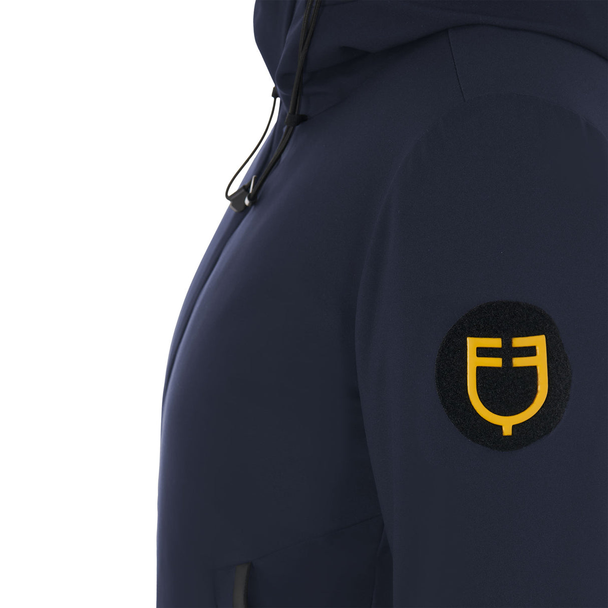 Equestro Men's Waterproof And Windproof Jacket In Nylon #colour_blue