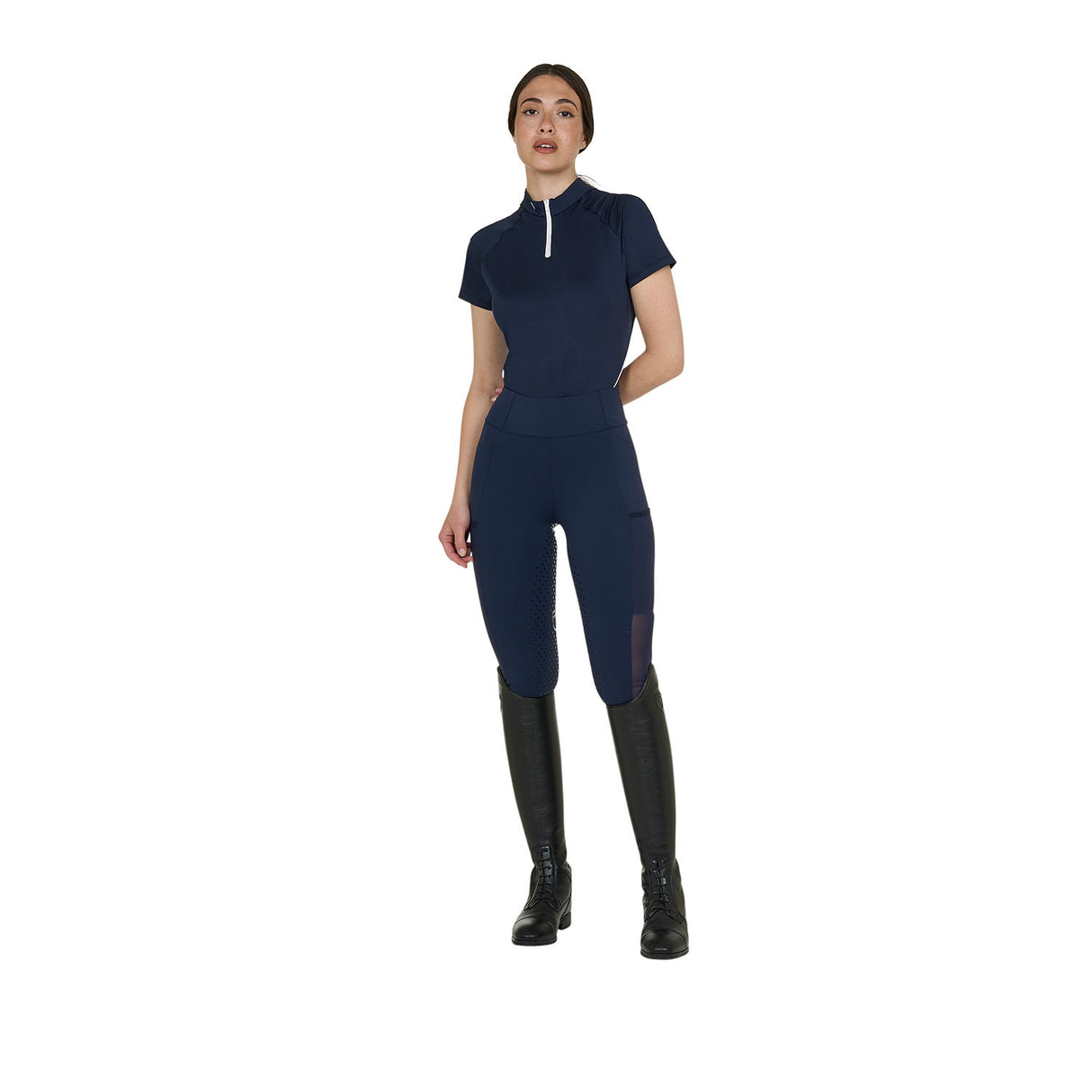 Women's slim fit technical training polo shirt