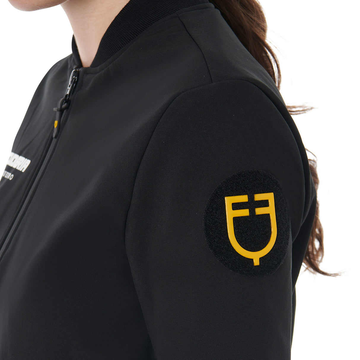 Equestro Scuderia Equestro Women's Bomber Technical Fabric #colour_black