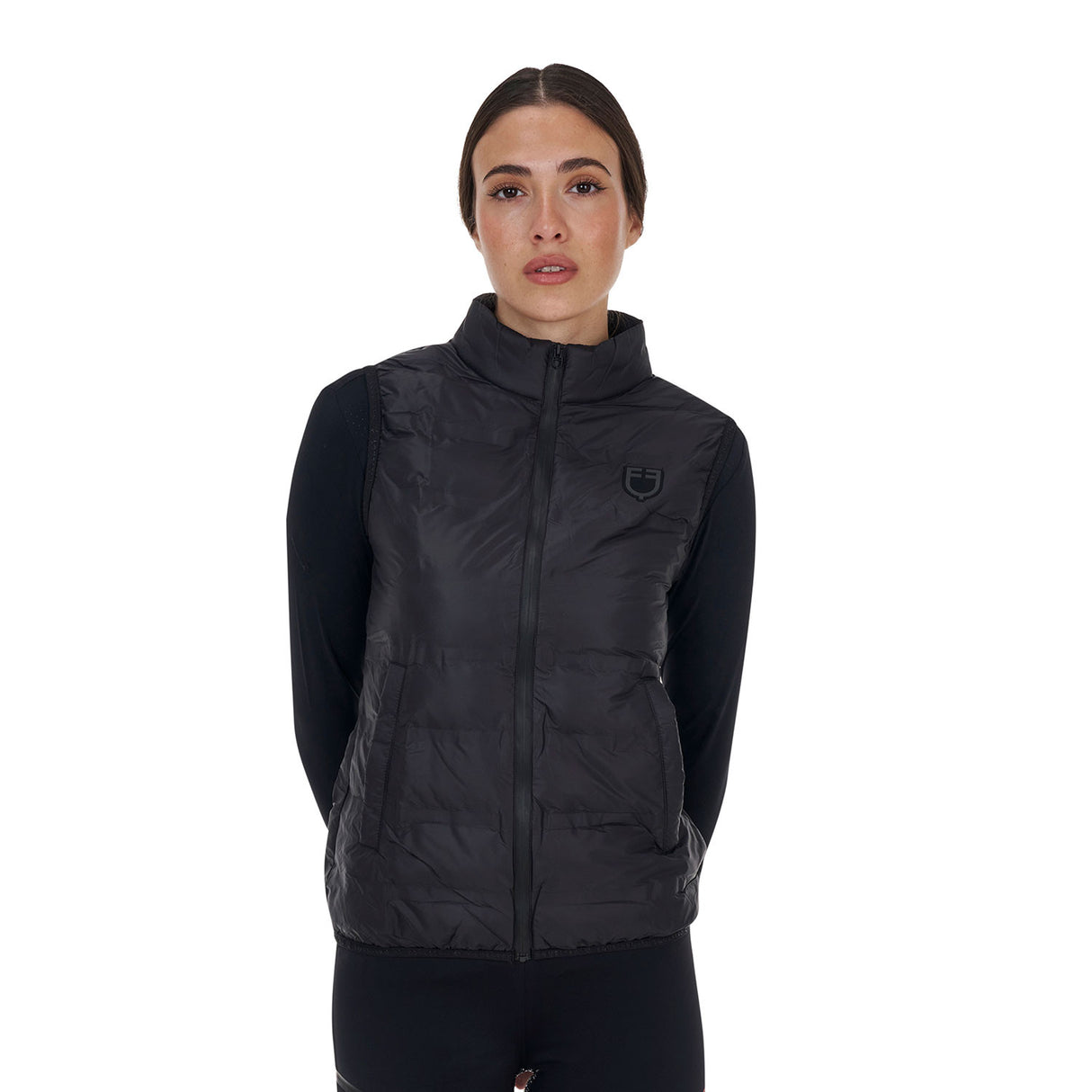 Equestro Ridertechnology women's vest heat-sealed seams