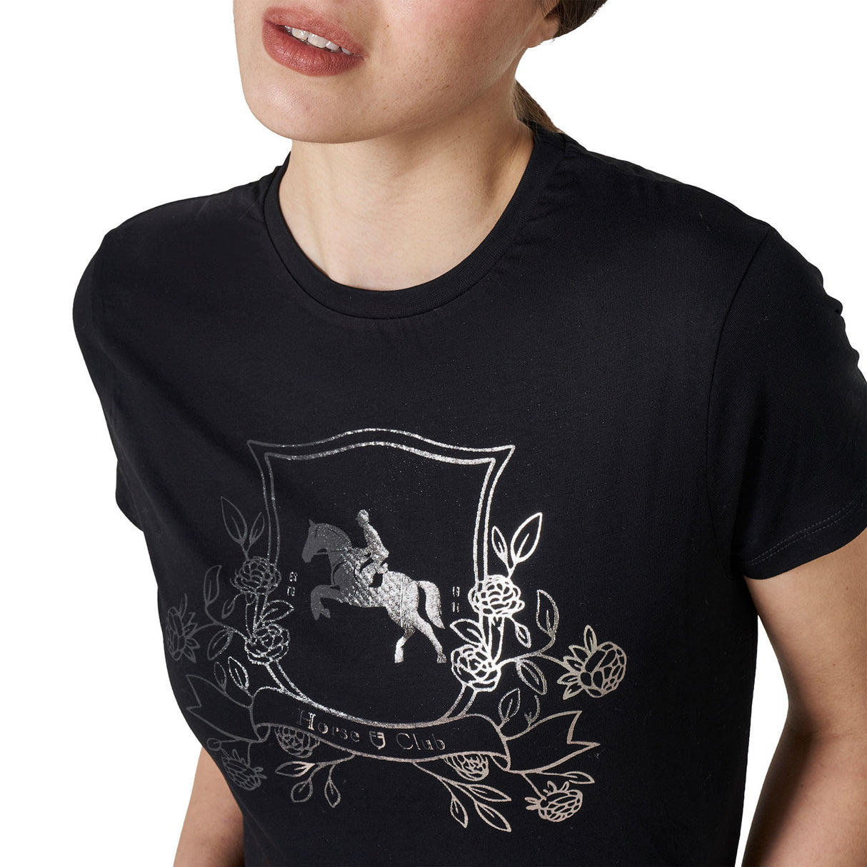 Women's Lamina Horse Club cotton T-shirt