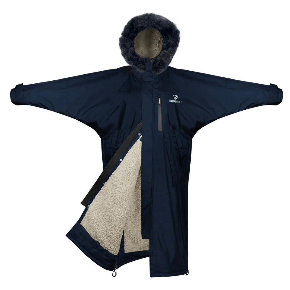 EQUIDRY Children's Thick Fleece Evolution #colour_navy-cream