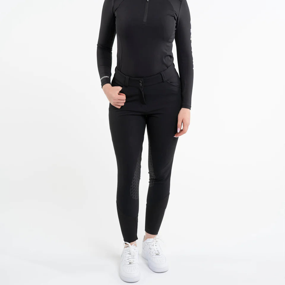 EQUIDRY Women's Waterproof Breeches #colour_black